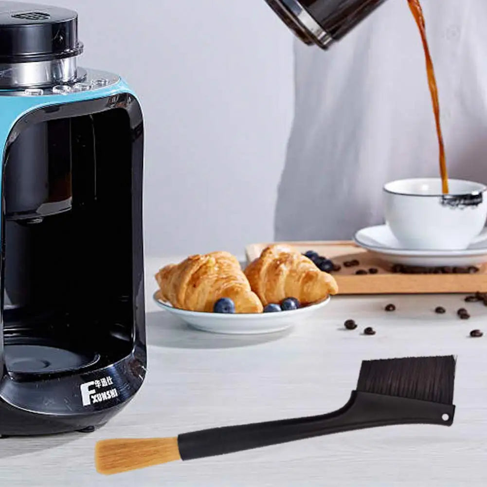 DecorBites™ Espresso Machine Cleaner Brush - Dual Purpose Coffee Grinder Cleaning Tool